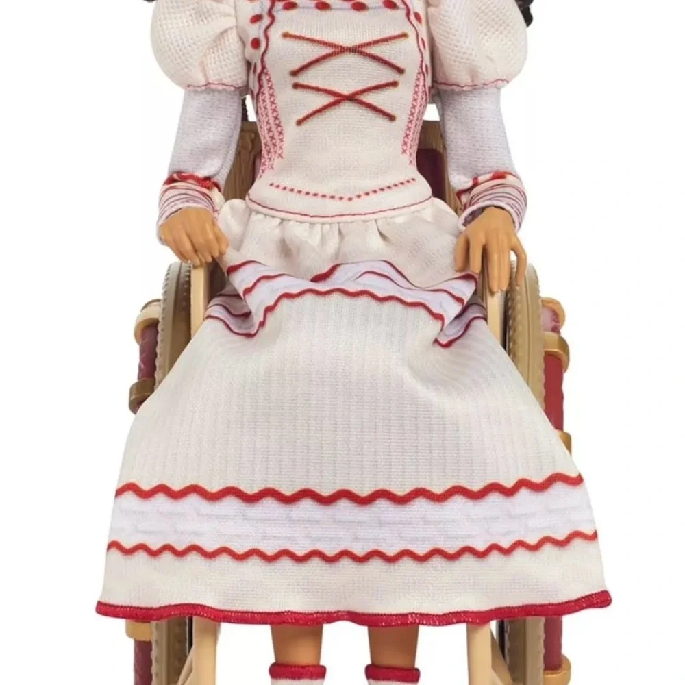 🏆 COLLECTIBLE OZ Wicked Movie Doll Nessarose Wheelchair URL MISPRINT BOX ERROR - Picture 6 of 7